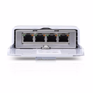 Ubiquiti NanoSwitch Gigabit Ethernet (10/100/1000) barošana caur Ethernet (PoE) balts