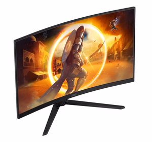 AOC G4 CQ32G4VE datora monitors 80 cm (31.5") 2560 x 1440 pikseļi Quad HD LCD melns, pelēks