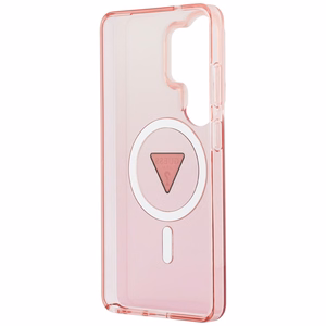 GUESS maciņš for SAMSUNG S26 Ultra GUHMS26LHGTMLCGP (Magnetic IML Gradient Triangle) rozā