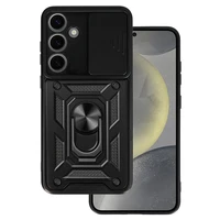Viedtālruņa apvalks Slide Camera Armor Case paredzēts Samsung Galaxy S24 Plus - melns
