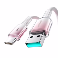 Joyroom S-A42 3A USB-A - USB-C kabelis 1.2m balts