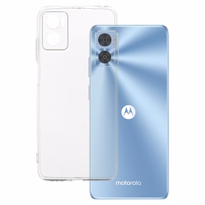 Ultra Clear 1mm Viedtālruņa apvalks Motorola Moto E22/E22i caurspīdīgs