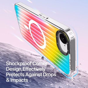 Korpuss Dux Ducis Zest Apple iPhone 16e Gradient Rainbow