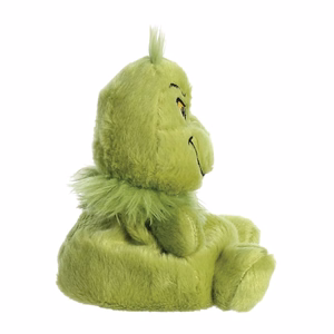 Grinch Palm Pals sēdoša plīša rotaļlieta, 13 cm