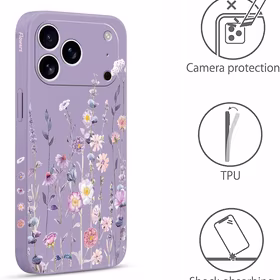 Pnakqil Iphone 17 Air maciņš Flowers Lavender