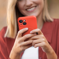 SILICONE MAG COVER viedtālruņa apvalks, saderīgs ar MagSafe, IPHONE 7 / 8 / SE 2020 / SE 2022, sarkans