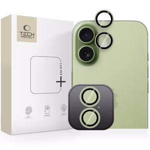 Tech-Protect Camring Fit+ kameras vāciņš, paredzēts iPhone 17 – zaļš