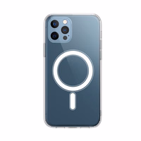 Anti Shock 1,5 mm Magnētiskais viedtālruņa apvalks iPhone 12 6,1" caurspīdīgs ar kameras aizsardzību