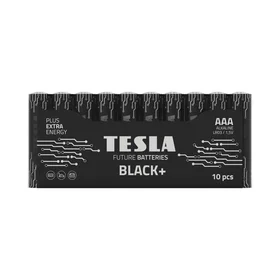 TESLA sārma baterija R3 (AAA) BLACK+ [10x72] 10 gab.