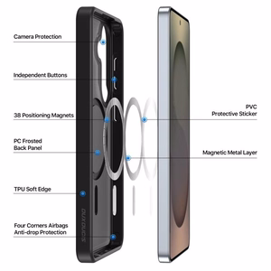 Futrālis Dux Ducis Yind MagSafe Samsung S942 S26 melns