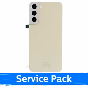 Back Cover Compatible With Samsung S906 S22 Plus / Cream / (Service Pack)