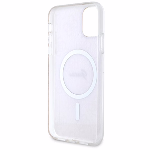 Guess GUHMN61H4STP iPhone 11 6.1" rozā/rozā cietais apvalks 4G MagSafe