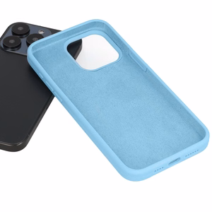 Silicone Lite gaiši zils viedtālruņa apvalks iPhone 13 Pro