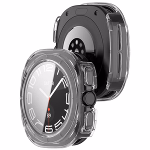 Tech-Protect Defense 2-Pack Case for Samsung Galaxy Watch Ultra 47mm - Clear Matte Black