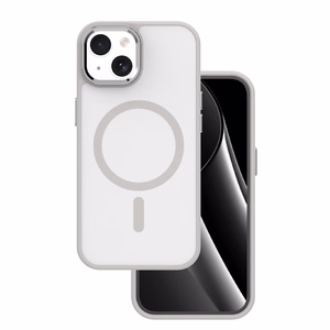 Frozen Mag viedtālruņa apvalks iPhone 15 6,1" pelēks