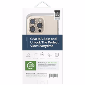 Uniq Swivix 360 Rotating Kickstand viedtālruņa apvalks iPhone 16 Pro Max - zeltains