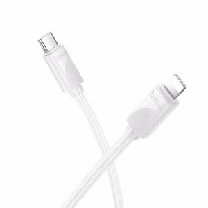 Kabelis USB C uz Lightning Hoco PD 27W 1 m X114 balts
