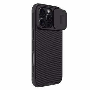 Nillkin CamShield Pro чехол для iPhone 16 Pro с защитой камеры - чёрный