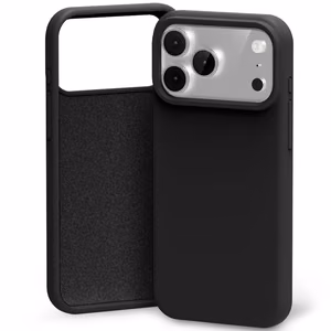 Mercury Silicone maciņš iPhone 17 Pro Max / 18 Pro Max, melns