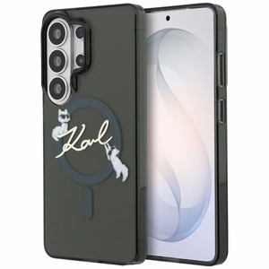 Karl Lagerfeld maciņš IML KC Script MagSafe priekš Samsung Galaxy S26 Ultra melns