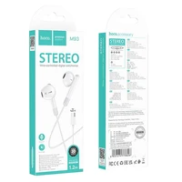 HOCO vadu austiņas Type C ar mikrofonu M93 baltas