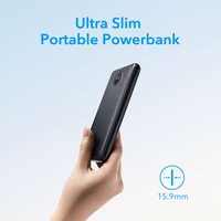 VEGER portatīvais lādētājs 10000 mAh PD QC3.0 2A 20W L10S (W1105PD) melna