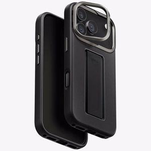 Чехол Uniq Heldro Pro Magclick с зарядкой для iPhone 17 Pro (чёрный)