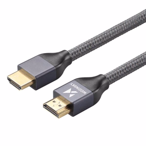 Kabelis (m) HDMI 2.1 8K 60 Hz 48 Gbps / 4K 120 Hz / 2K 144 Hz 2 m sudrabains (m) (WHDMI-20)