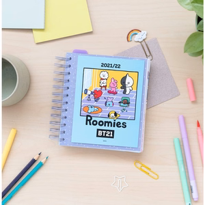 BT21 2021/2022 mācību gada kalendārs, zils
