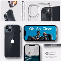 Spigen Ultra Hybrid viedtālruņa apvalks iPhone 14 - skaidrs