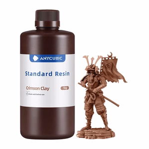 ANYCUBIC Standard Resin standarta sveķi, tumši sarkana māla krāsā