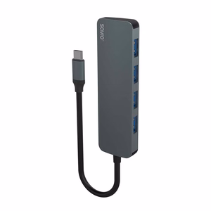 SAVIO USB-C sadalītājs - 4 x USB-A, AK-54