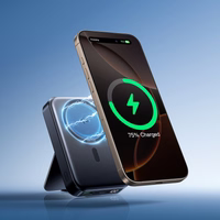 Portatīvais lādētājs Joyroom "JR-PBM11" melns 10000mAh 22.5W (MagSafe / Qi2 bezvadu uzlāde / PD 22.5W) ar statni