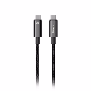 Baseus kabelis Tungsten PD USB-C - USB-C 1,0m melns 240W