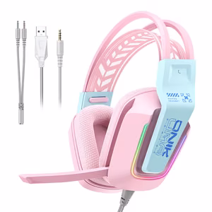 Onikuma X13 Gaming Headphones Pink