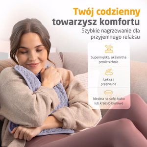 Medisana HP 518 sildīšanas spilvens, maigi violetā krāsā
