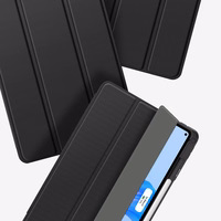 Dux Ducis Toby viedtālruņa apvalks Huawei MatePad Pro 11'' (2022) apvalks ar S Pen pildspalvas gudro statīvu melns