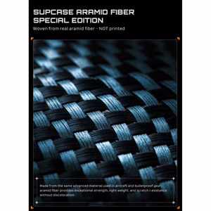 Supcase UB Aero MagSafe 2 daļu maciņa un privātuma aizsargstikla komplekts Samsung Galaxy Z Fold 8 Ultra – tumši zils