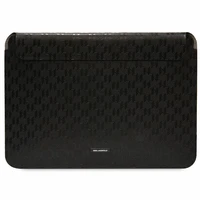 Karl Lagerfeld Saffiano Plaque apvalks 14" portatīvajam datoram - melns