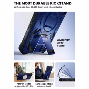 Supcase ArmorBox Mag MagSafe Maciņš for Samsung Galaxy S26 - tumši zils and melns