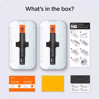 Spigen Glas.tR EZ Fit Privacy rūdītais stikls iPhone 13 / 13 Pro / 14 / 16e - 2 gab.