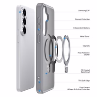 Korpuss Dux Ducis Yind Magnētiskais statīvs Samsung S942 S26 pelēks