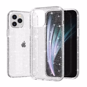 Чехол Crystal Glitter для Samsung Galaxy S25 Edge серебряный