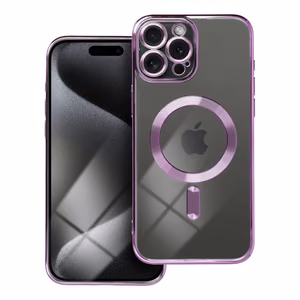Electro Mag Cover case for iPhone 15 Pro Max compatible with MagSafe purple