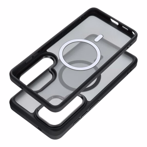 Maciņš Samsung S26 ULTRA Forcell F-Protect Smoke Hybrid Premium saderīgs ar MagSafe melns