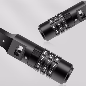 Rockbros 3240001001 0.5 m velosipēda slēdzene ar kodu - melna