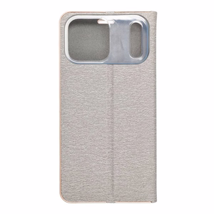 Flip case for iPhone 17 PRO MAX Luna Book Gold silver