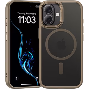 Benks Magnetic Mist Case Metal Frame for iPhone 16 titanium