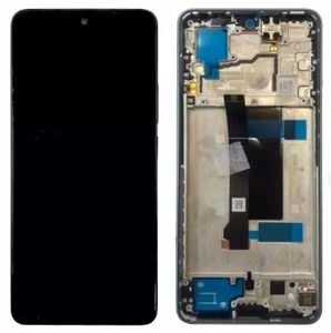 LCD screen Xiaomi Redmi Note 13 Pro 5G ar touch screen ar frame Ocean Teal (saderīgs ar Poco X6 5G) original (service pack)