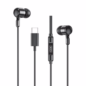 XO vadu austiņas EP81 USB-C melnas